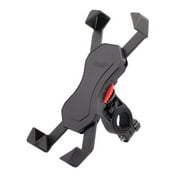 TUIBELYN Universal Motorcycle MTB Bike Phone Stand Handlebar Mount Holder Navigation Mobile Phone Bracket(Black)